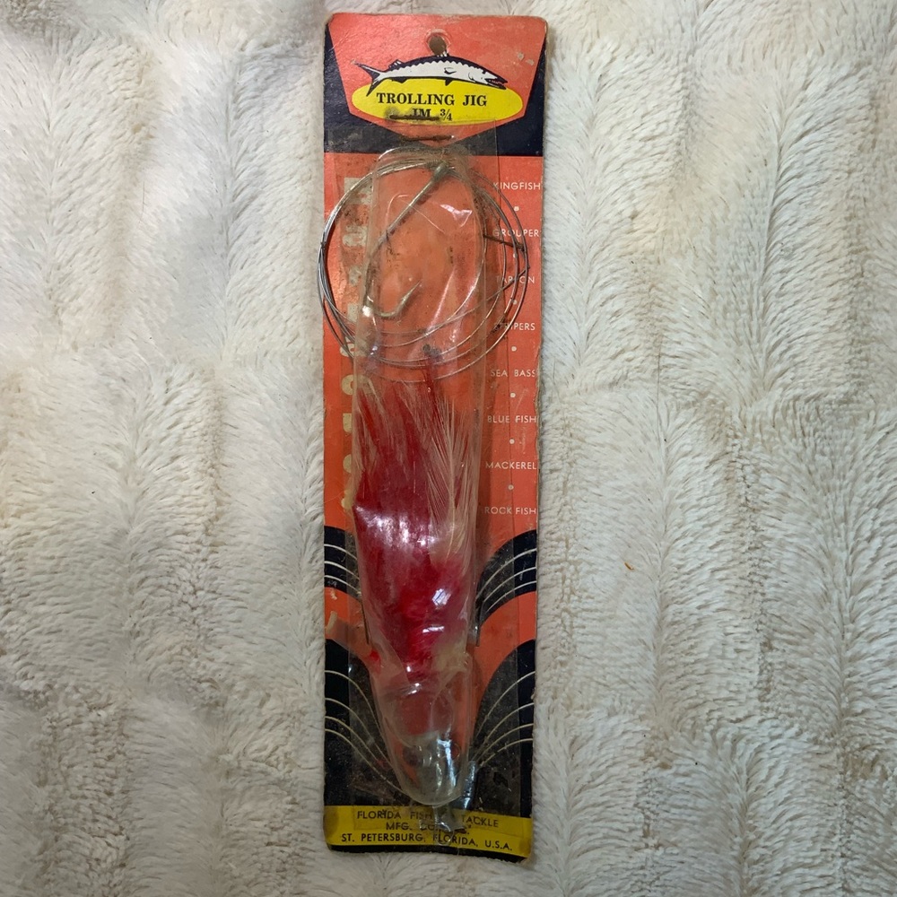 Barracuda Vintage Fish Getters Trolling Jig fishing lure. JM 3/4